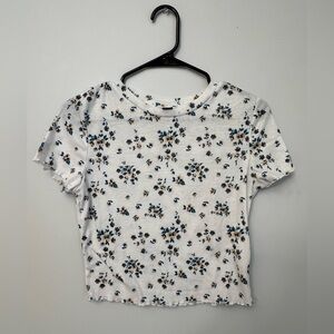 SHEIN - Floral Crop Top